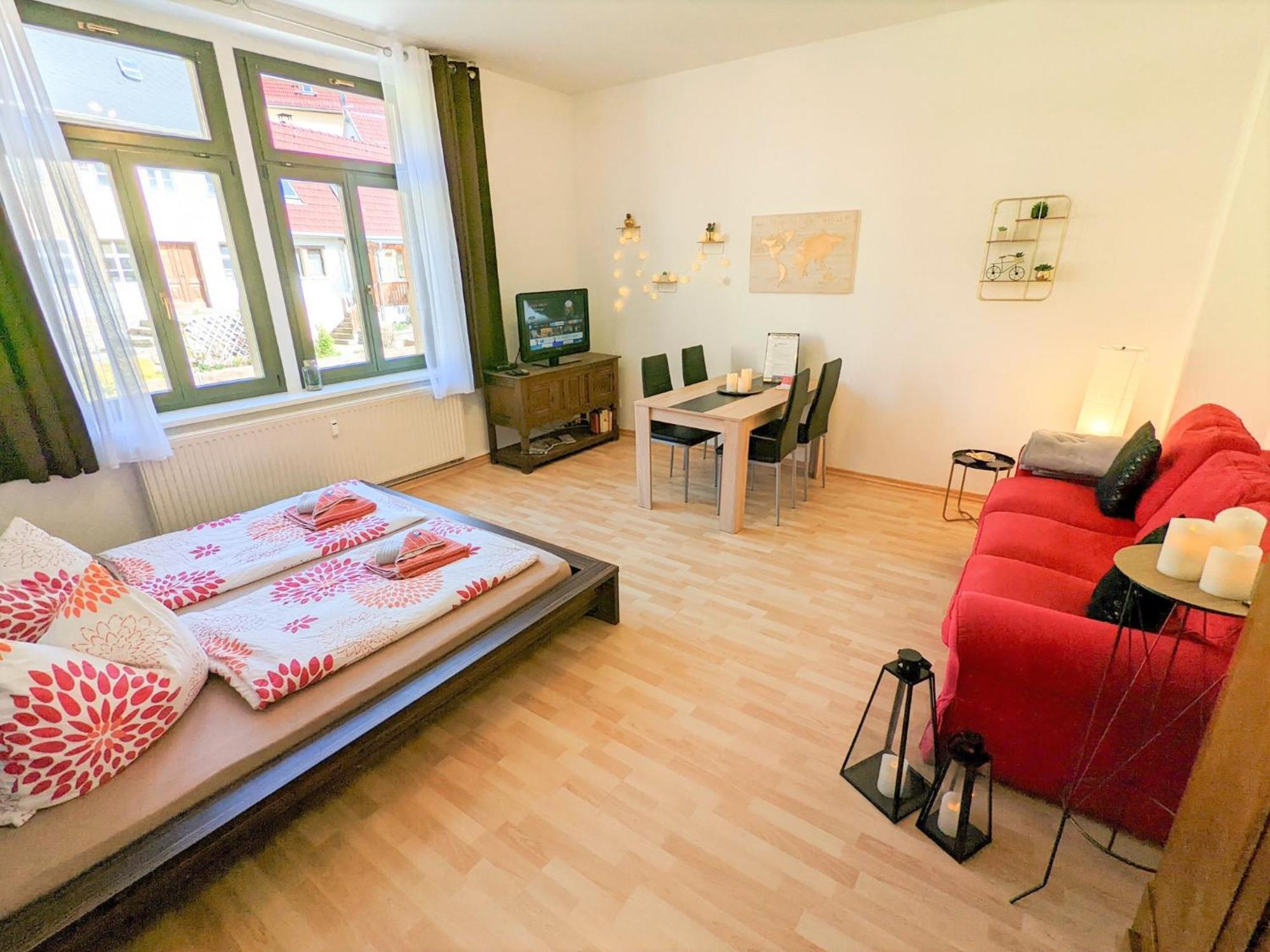 Uo - Urlaubsmagie - Helle Wohnung,Sauna,Whirlpool Sebnitz Bagian luar foto