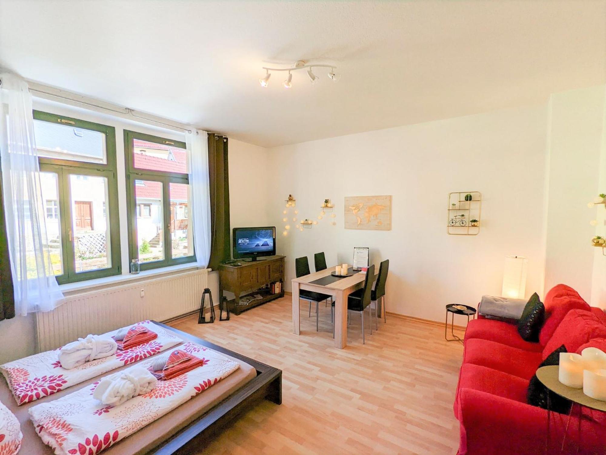Uo - Urlaubsmagie - Helle Wohnung,Sauna,Whirlpool Sebnitz Bagian luar foto