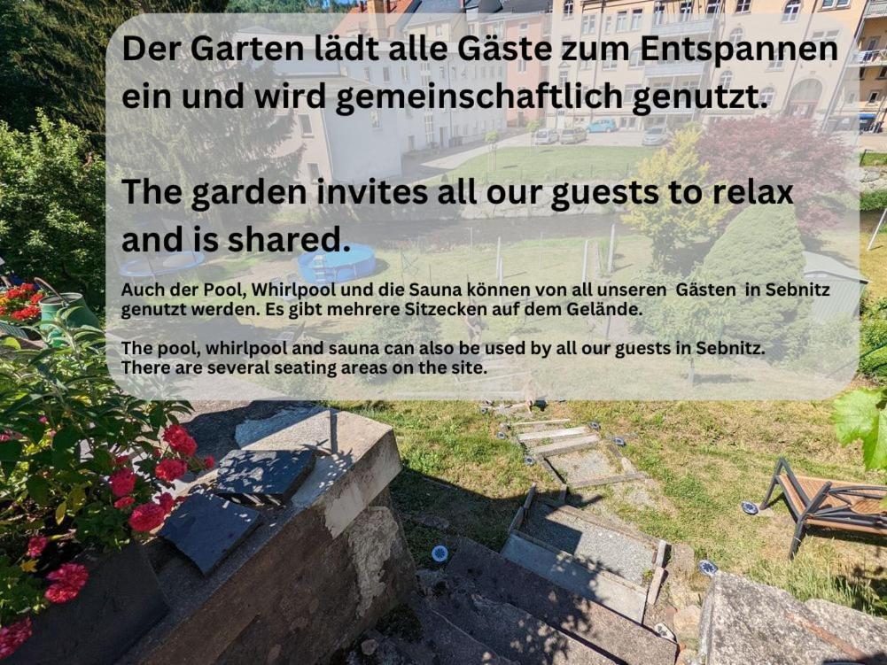 Uo - Urlaubsmagie - Helle Wohnung,Sauna,Whirlpool Sebnitz Bagian luar foto